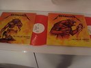 METALLICA METALLIC DEATH VOL 1 AND 2 LIVE 1983 LP JAPAN RED VINYL
