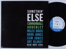 CANNONBALL ADDERLEY Somethin' Else BLUE NOTE LP VG+ mono W.63rd