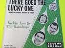 Jackie Lee & the Raindrops 45 picture sleeve, There Goes the Lucky One, gorgeous