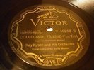 JAZZ KAY KYSER ORCH Collegiate Fanny VICTOR 40258 Territory JAZZ