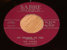 DooWop 45-THE CAPRIS-My Promise To You-ORIG. SABRE 201/2-Bop  Bop  Bop  EX+ Rare