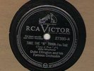 78 rpm Duke Ellington Victor 27380 Take the 
