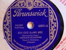 Polish 78 RPM Record -Napoleon Szczawinski  Pre War Brunswick - Folksong & Comic