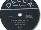 BOBBY HELMS Rock'n Roll Christmas 78 RPM Record. Jingle Bell Rock/Capt. Santa