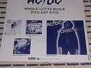 ac/dc whole lotta rosie belgium rare single 7