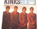 The Kinks You Really Got Me 1964 LP Vinyl VG+ Original Mono Tri-Color R-6143