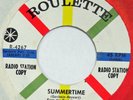 RONNIE HAWKINS Summertime ROULETTE 45 mod popcorn Near Mint 7”