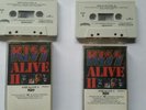 KISS 2 MC 1977 ALIVE II US Tape Kassette Cassette Original Logo Top USA Top rar
