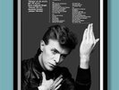 DAVID BOWIE POSTER . HELDEN /HEROES GERMAN PROMO POSTER . LARGE A2 (40x60cm)