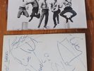 Two Signed Rockin' Berries B/W Photos - Rare