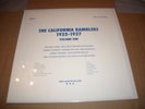 THE CALIFORNIA RAMBLERS 1925-1927 VOLUME ONE LP VINYL NEW THE OLD MASTERS TOM-20
