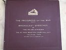 HMV C.3220 - C.3225 Winston Churchill Speech Set Volume 2 78 RPM Records Rare