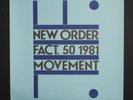 New Order Movement Factory Records FAC 50-1981 ORIGINAL Promo Poster