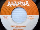 WALT MADDOX ex MARCELS soul 45 SWEET SWEETHEART strong vg b/w END...RAINBOW F447