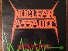 NUCLEAR ASSAULT BRAIN DEATH 1st Press 1986 MINT Green Combat Anthrax Metallica
