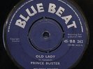 RARE 1964 PRINCE BUSTER  OLD LADY/ DAYO SKA 45 on BLUE BEAT BB262