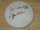 TOPPER HEADON THE CLASH SIGNED DRUMHEAD