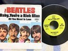 Rare Beatles 45 LIME GREEN CAPITOL PROMO  All You Need Is Love with Pic. Sleeve