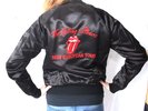 THE ROLLING STONES European Tour 1982 Original VTG Jacket Concert Satin Bomber