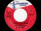 GREAT NEW YORK SOUL-LEE WILLIAMS/CYMBALS-CARNIVAL-521-I LOVE YOU MORE/I'LL BE..
