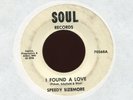 SPEEDY SIZEMORE I Found a Love on SOUL Deep Soul 45 Hear