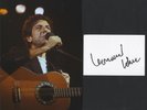 Leonard Cohen - Rare In Person Signed Card  Legendary Canadian Singer/Songwriter