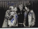 The Stone Roses  English Rock Band  In Person Signed Black and White Photograph.
