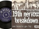 THE ROLLING STONES 19TH NERVOUS BREAKDOWN EXPORT DANISH 45+PS 1966 MOD FREAKBEAT