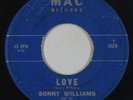Doo-Wop/R&B 45 - Sonny Williams - Love/Oh, Why  Cha-Cha-Cha - Mac - mp3 obscure