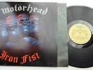Motörhead - Iron Fist (204 636 - 320) German LP + OIS, silver lettering