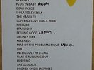 Muse-The Drones Tour Set List (Vienna Stadhalle 09/05/16) & Muse Guitar Pick
