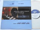 REINHOLD BARCHET /VEYRON-LACROIX NM J.B. BACH sonatas v 2 ERATO STEREO FRANCE LP
