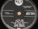 ELVIS PRESLEY TEDDY BEAR b/w LOVING YOU RCA 78 RPM E+ EXCELLENT PLUS GRADE