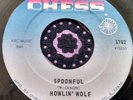 Chess Chicago Blues Mod R&B 45 Howlin' Wolf Spoonful / Howlin' For My HEAR
