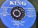 Wicked Mod R&B Northern Soul Dance Floor Filler 45 Yvonne Fair I Found you HEAR