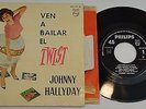 JOHNNY HALLYDAY - Ven a bailar el Twist  RARE LABEL** ESPAGNE EP 1963 SPAIN VG+