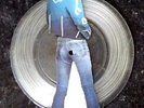 EXCELLENT  DWIGHT YOKUM LITTLE SISTER SHAPED VINYL PICTURE PIC DISC ELVIS C&W
