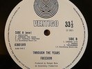 VERTIGO LP UK 1971 FREEDOM - THROUGH THE YEARS - ORIGINAL ISSUE 049  - NICE