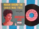 BRENDA LEE Rockin' Around The Christmas Tree 45 rpm PROMO w/ PICTURE SLEEVE 1958