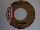 Etta James - Seven Day Fool/ It's To Soon To Know on Argo