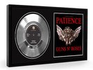Guns N' Roses Patience Framed Silver Disc Display Vinyl (LO)