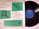 JOSEPH SZIGETI - BACH   Sonata No. 5 / Concerto No. 1   Columbia ML 4286 LP EX