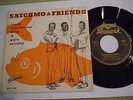 LOUIS ARMSTRONG Satchmo & Friends BING CROSBY  BRUNSWICK EP