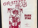 The Grateful Dead - Dark Star Bootleg (1970-1972?) Vinyl LP White Pasted Sheet