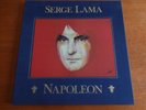 SERGE LAMA NAPOLEON COFFRET 3 LPS AVEC DEDICACE SUR LIVRET RARE