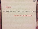 Arthur Grumiaux : Bach 6 Sonaten Und Partiten Fur Violine Allein Philips Box NM