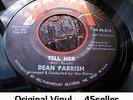 ? Dean Parrish 'Tell Her' 100mph Wigan ORIGINAL + COVER Northern Soul 45 HEAR