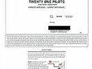 2 places Concert Twenty One Pilots Forest National 16/11/2016