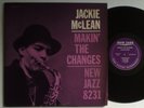 JACKIE McLEAN Makin' The Changes NEW JAZZ 8231 DG MONO JAZZ LP STRONG VG+