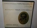 BEETHOVEN VIOLIN CONCERTO in D Op.61 HEIFETZ MUNCH RCA 7.5 IPS FCS-24 Klangfilm